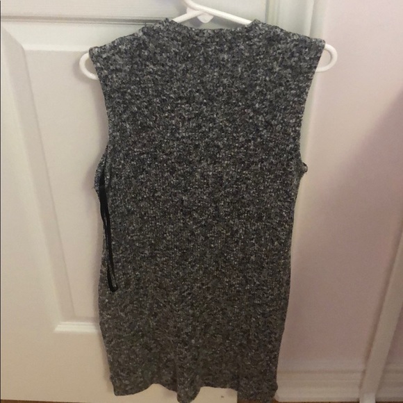 Salt and pepper high neck tunic - size M - Picture 3 of 3